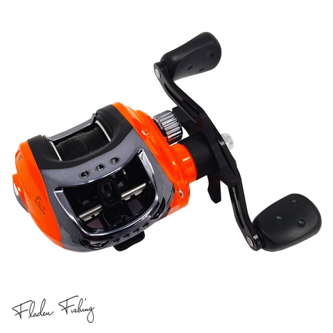 FLADEN Warbird LP Baitcaster Reel with 0.25mm braid – Left Hand
