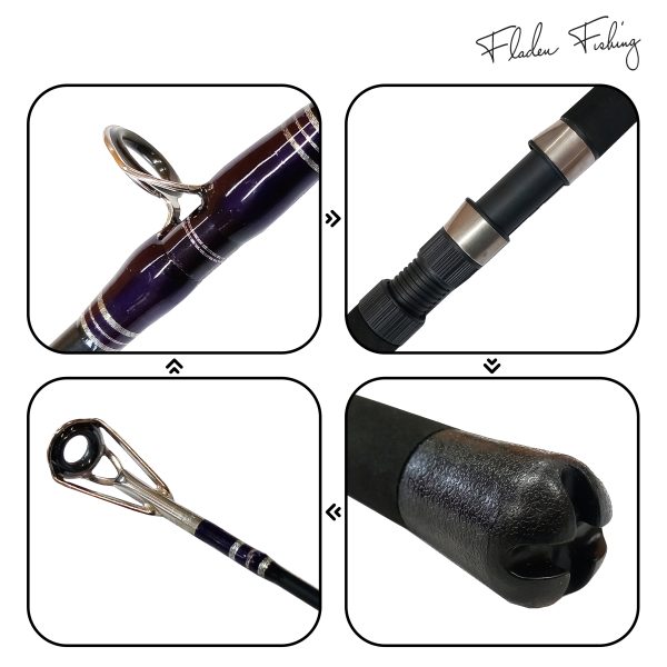 FLADEN 2pc 2.1m Maxximus Solid Carbon TROPHY FISH