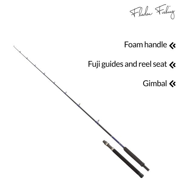FLADEN 2pc 2.1m Maxximus Solid Carbon TROPHY FISH