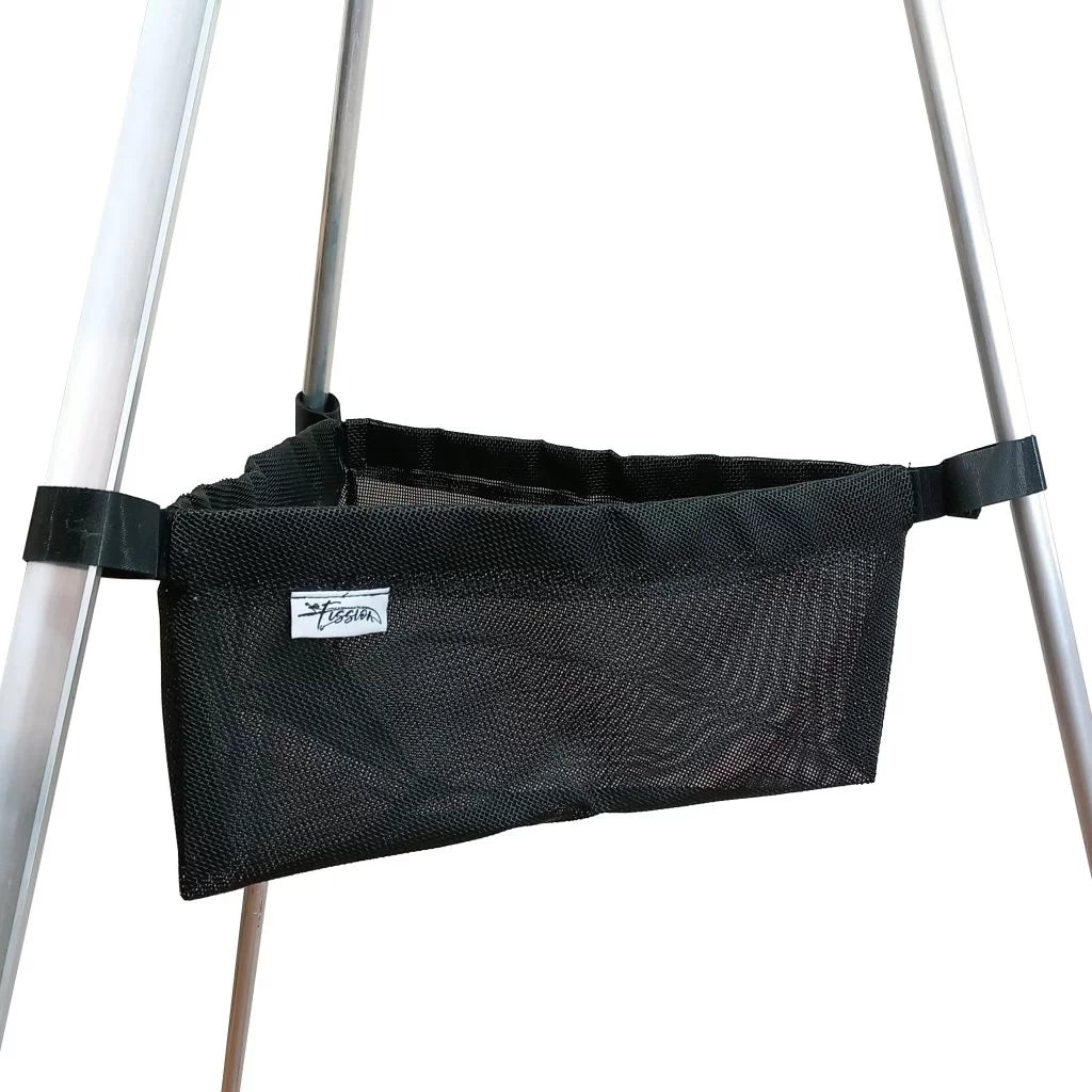 Fission Tripod Net – 36cm | 15cm Deep | 2mm Black Rubber Mesh