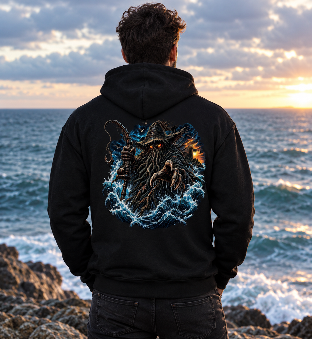 Skerkro Sea Kraken Hoodie - Black