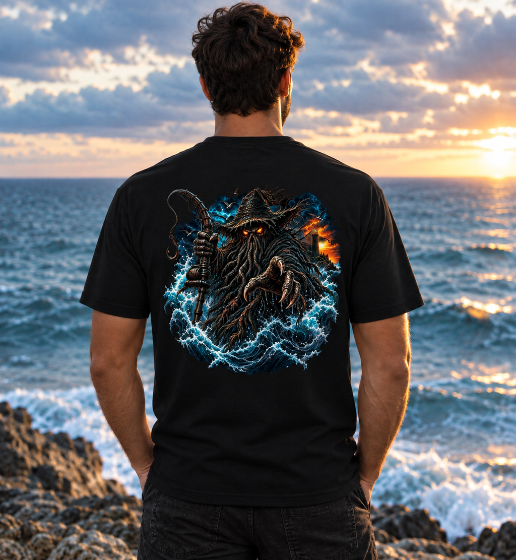 Skerkro Sea Kraken T-Shirt - Black