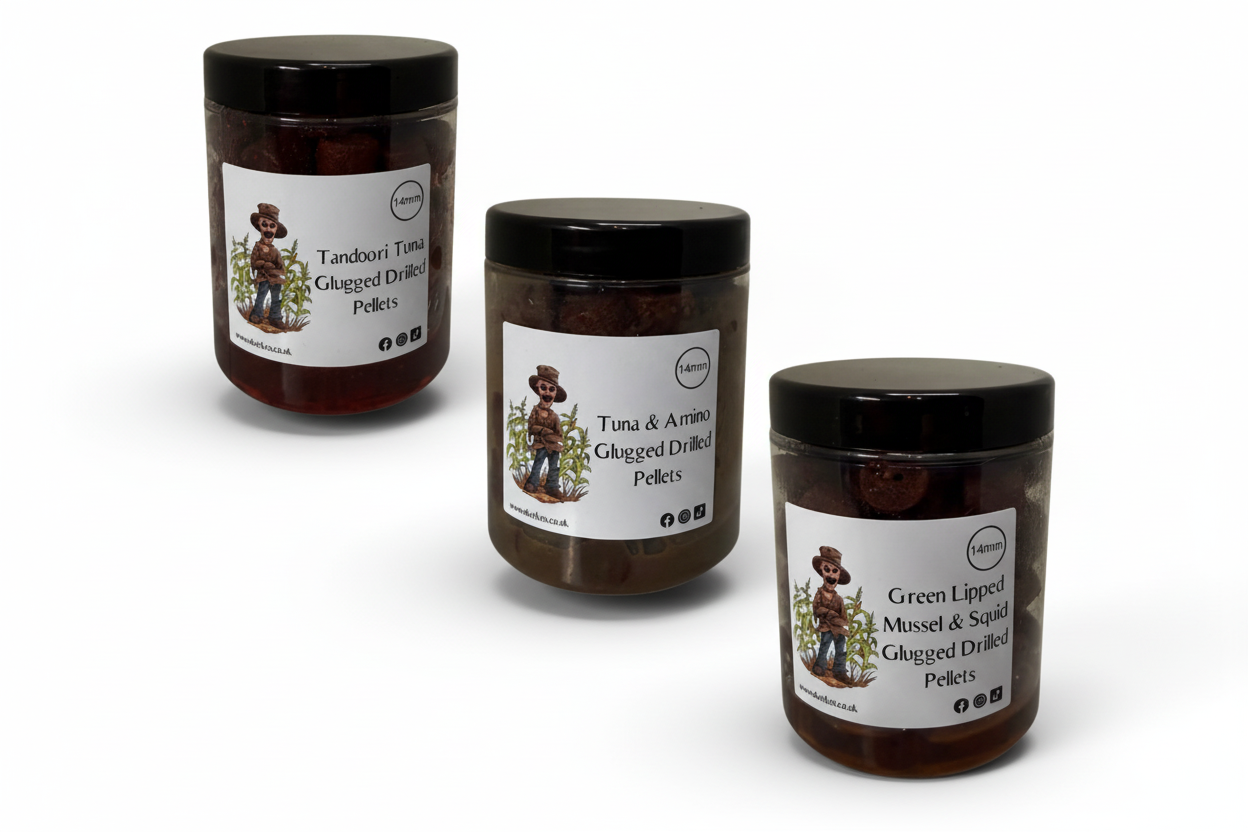 3 Pot Special of Glugged Drilled Pellets