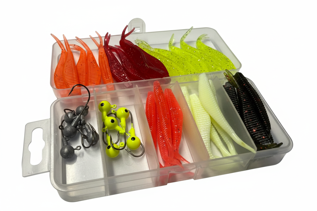 40pcs Soft Lure Set