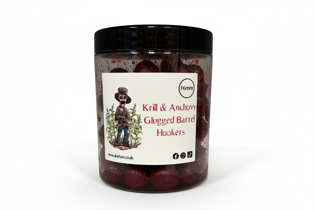 Krill & Anchovy Glugged Barrel Hookers