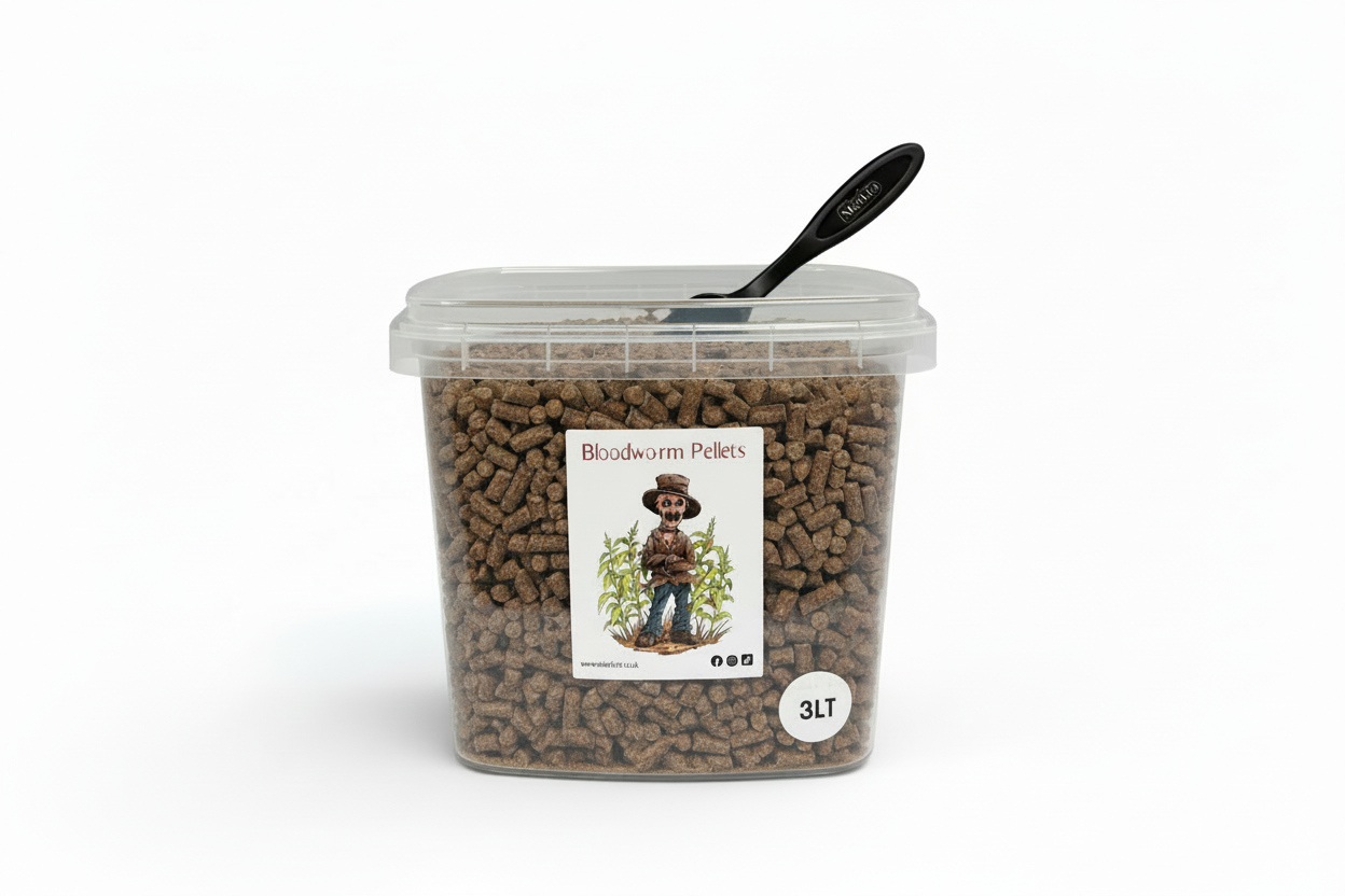 BloodWorm Pellets 3ltr bucket