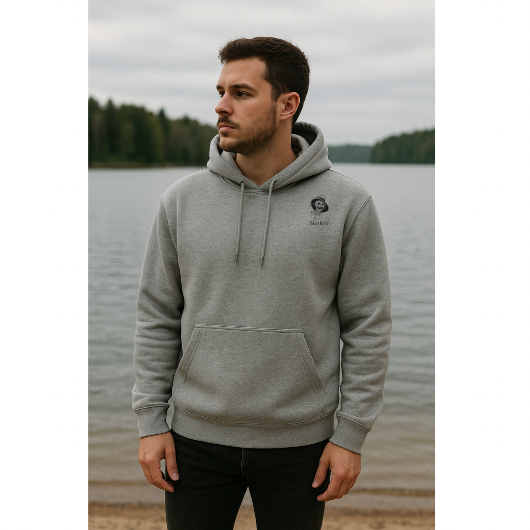 UK Carp Hoodie - GREY