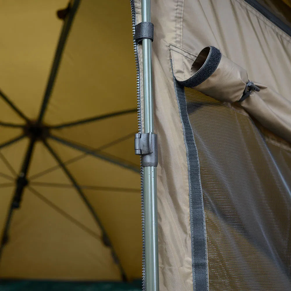 NGT XPR Brolly Shelter System Carp Fishing Shelter Bivvy 60" with Storm Poles