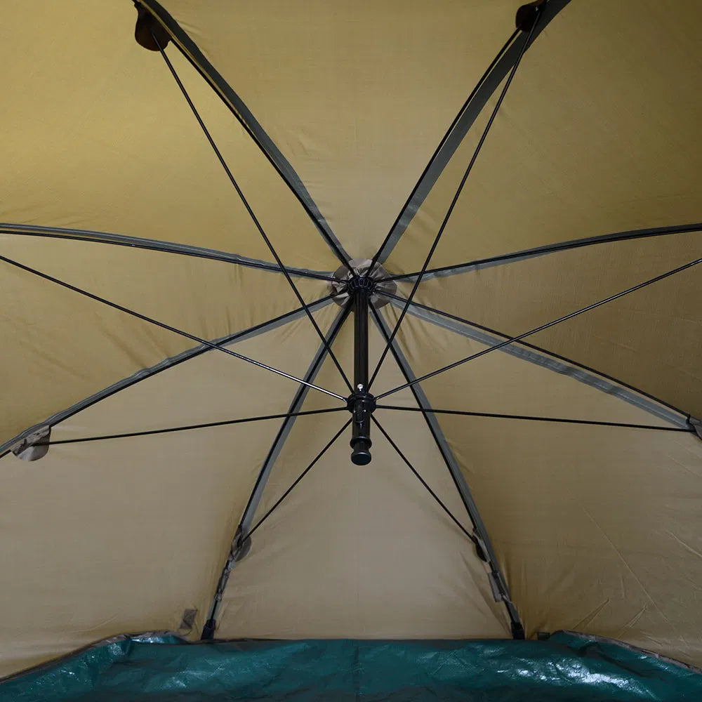 NGT XPR Brolly Shelter System Carp Fishing Shelter Bivvy 60" with Storm Poles
