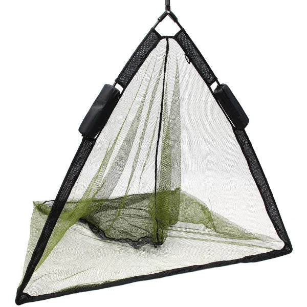 NGT 50" Specimen Dual Net Float System - Green Mesh with Metal 'V' Block and Bag