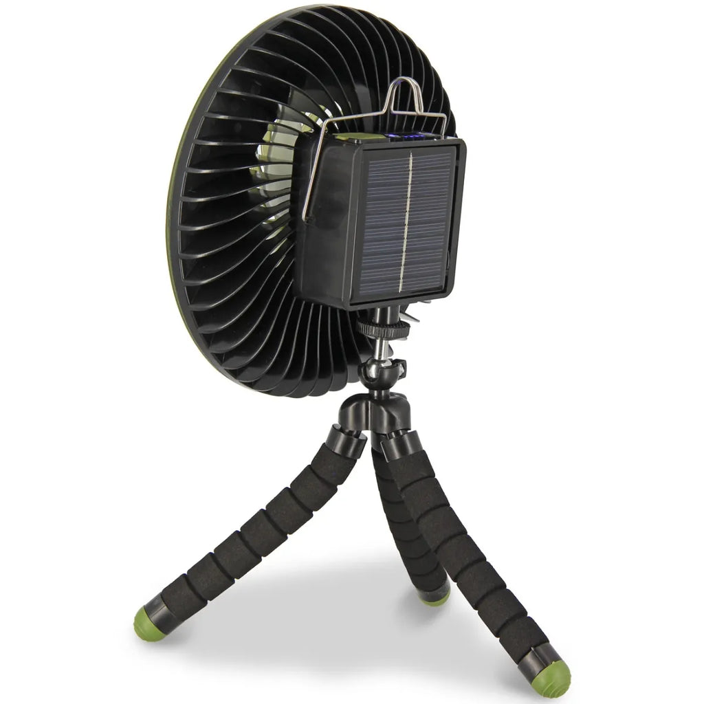 NGT Dynamic Bivvy Fan - USB Rechargable 3600mAh Fan with Light and Powerbank