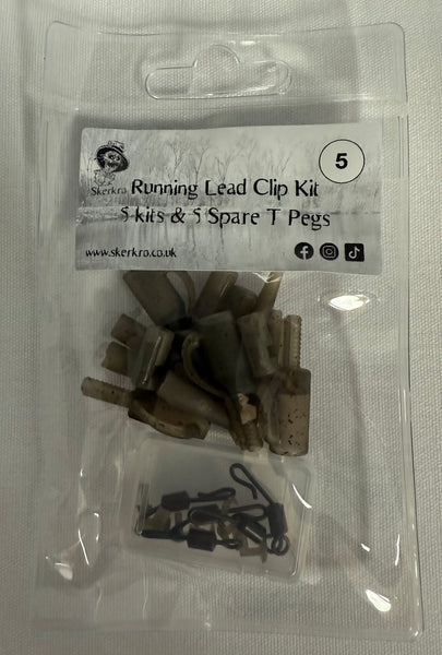 Running Lead Clip Kit - Pack of 5