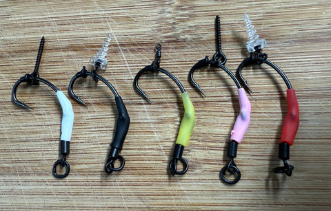 Spinner Rigs set of 5 with Kerve Shank Hooks
