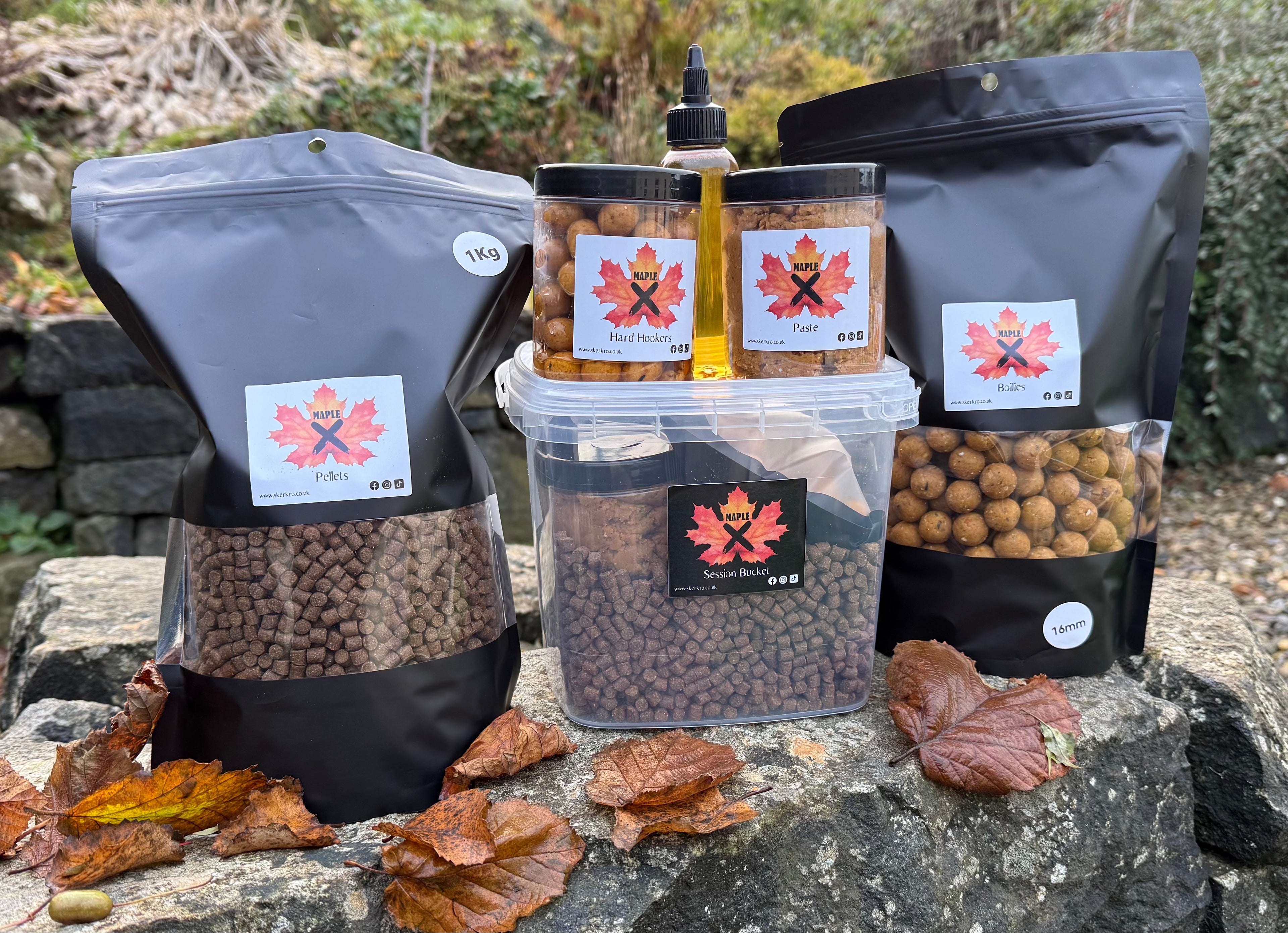 Maple X 12mm, 16mm or 20mm Shelf Life Boilies