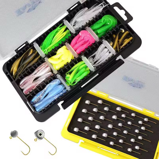 89pcs Soft Lure Set