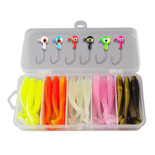 37pcs Soft Lure Set