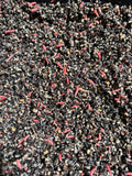 Buckwheat & Maggots with crushed garlic