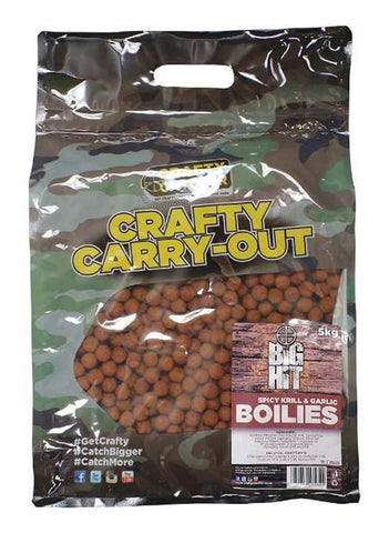 Big Hit Spicy Krill & Garlic Boilies 5KG