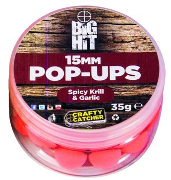 Big Hit Spicy Krill & Garlic Pop Up 15mm x 35g