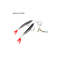 FLADEN 2 x Twintail Shad 14cm Softbait Cod Rig Size 8/0