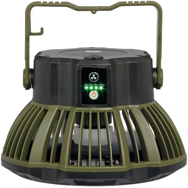 NGT XL Fan - USB Rechargeable fan with light and powerbank (909)