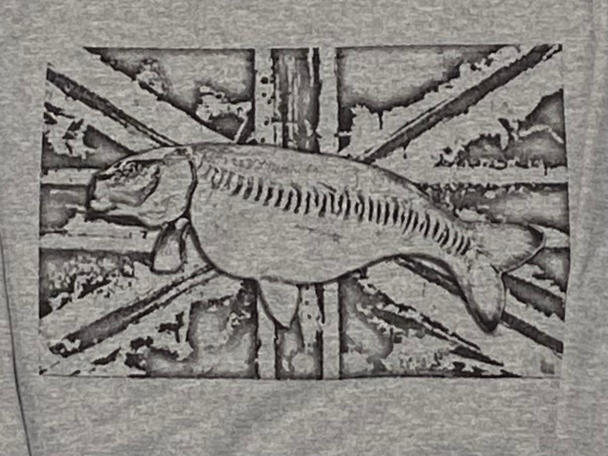 UK Carp T-Shirt - Grey