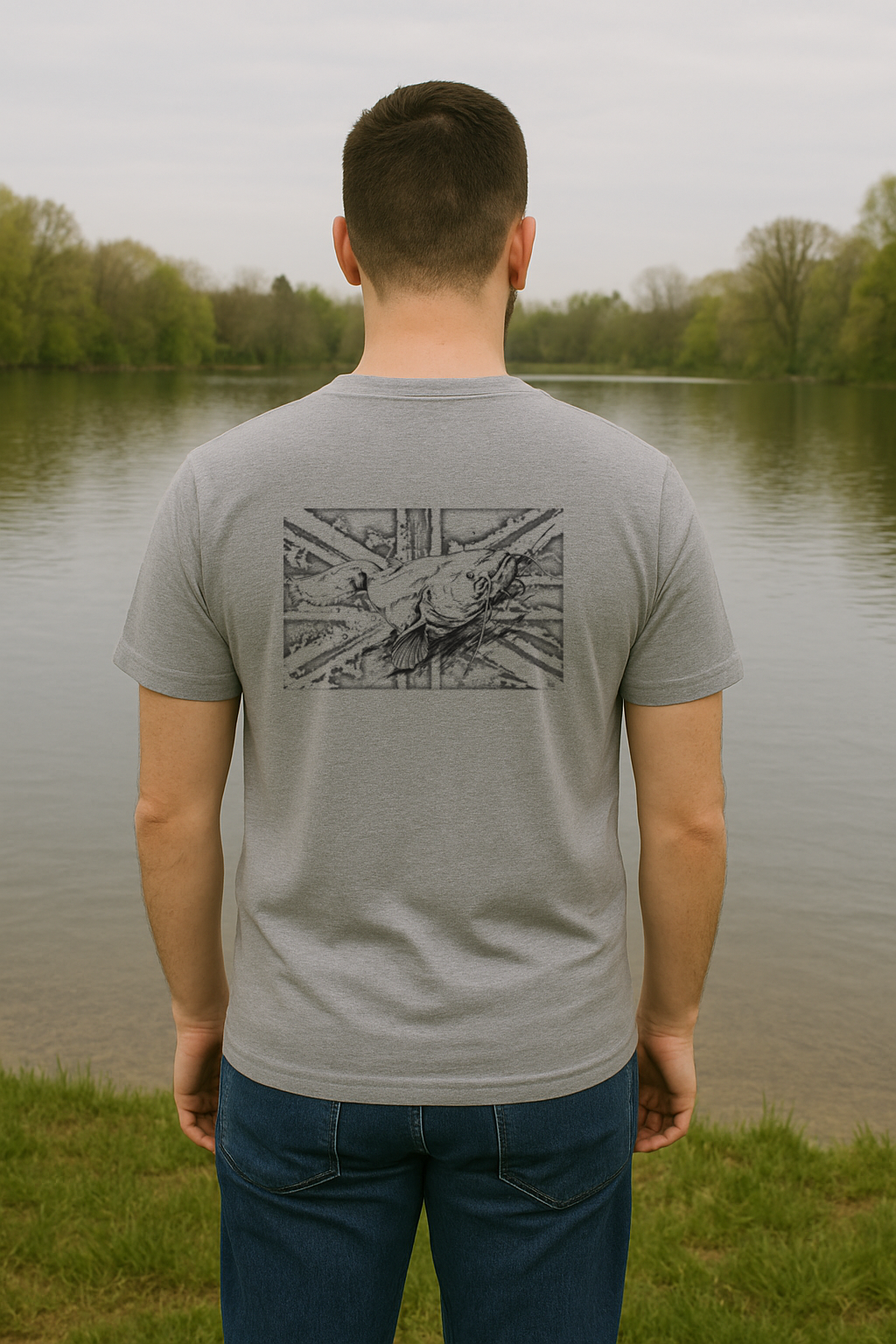 UK Catfish T-Shirt - Grey