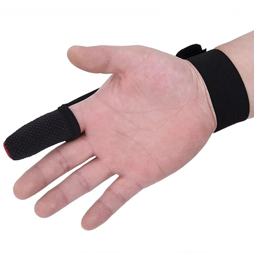 Casting Index Finger Protector Fishing Glove Unisex Anti Slip Elastic Band Glov