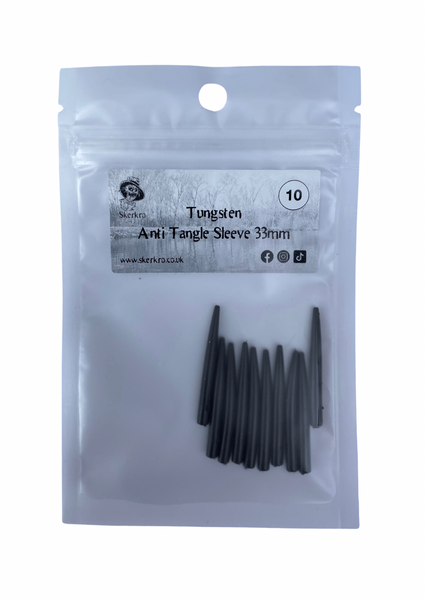 Tungsten Anti Tangle Sleeve 33mm, Pack of 10