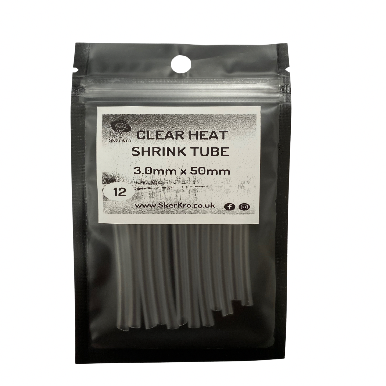 Clear Heat Shrink Tube 3.0mm x 50mm