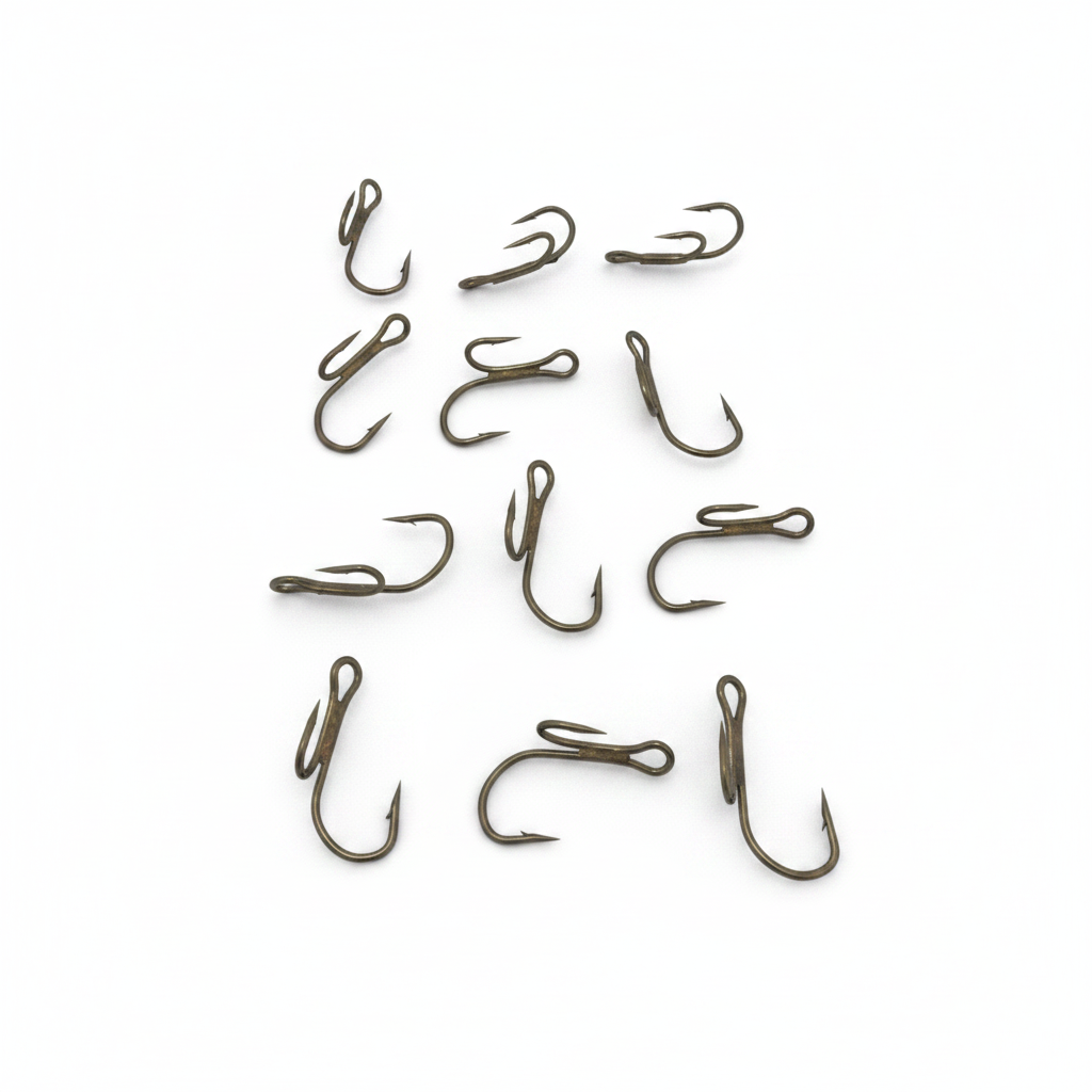 Double Hook - Bronzed Carbon Steel
