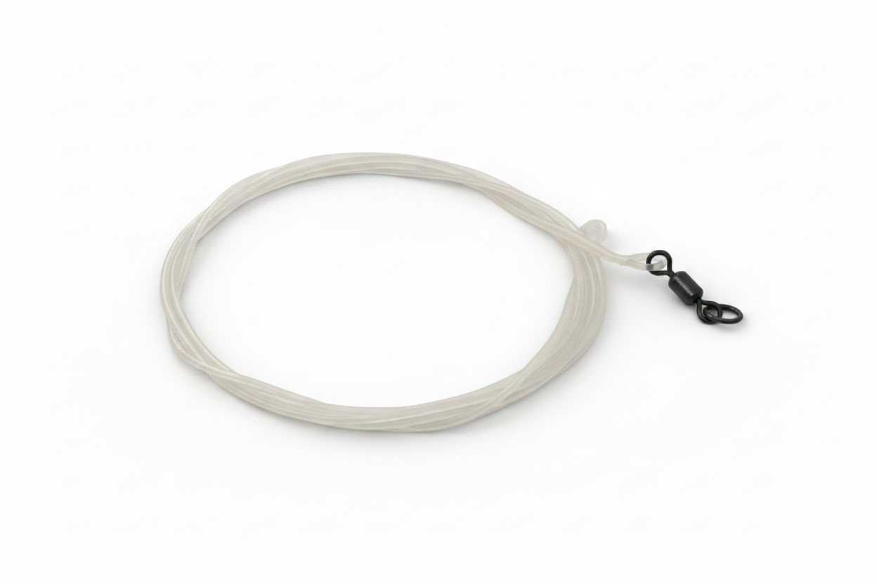 Fluorocarbon Leader with ring swivel 35lb, 100cm