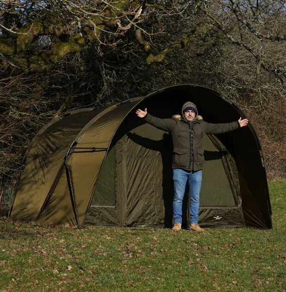 NGT XL Profiler Domed Bivvy with Hood - 5000mm Super Sized 2 Man Bivvy