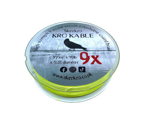 Kro Kable - 50lb x 0.28 diameter Yellow