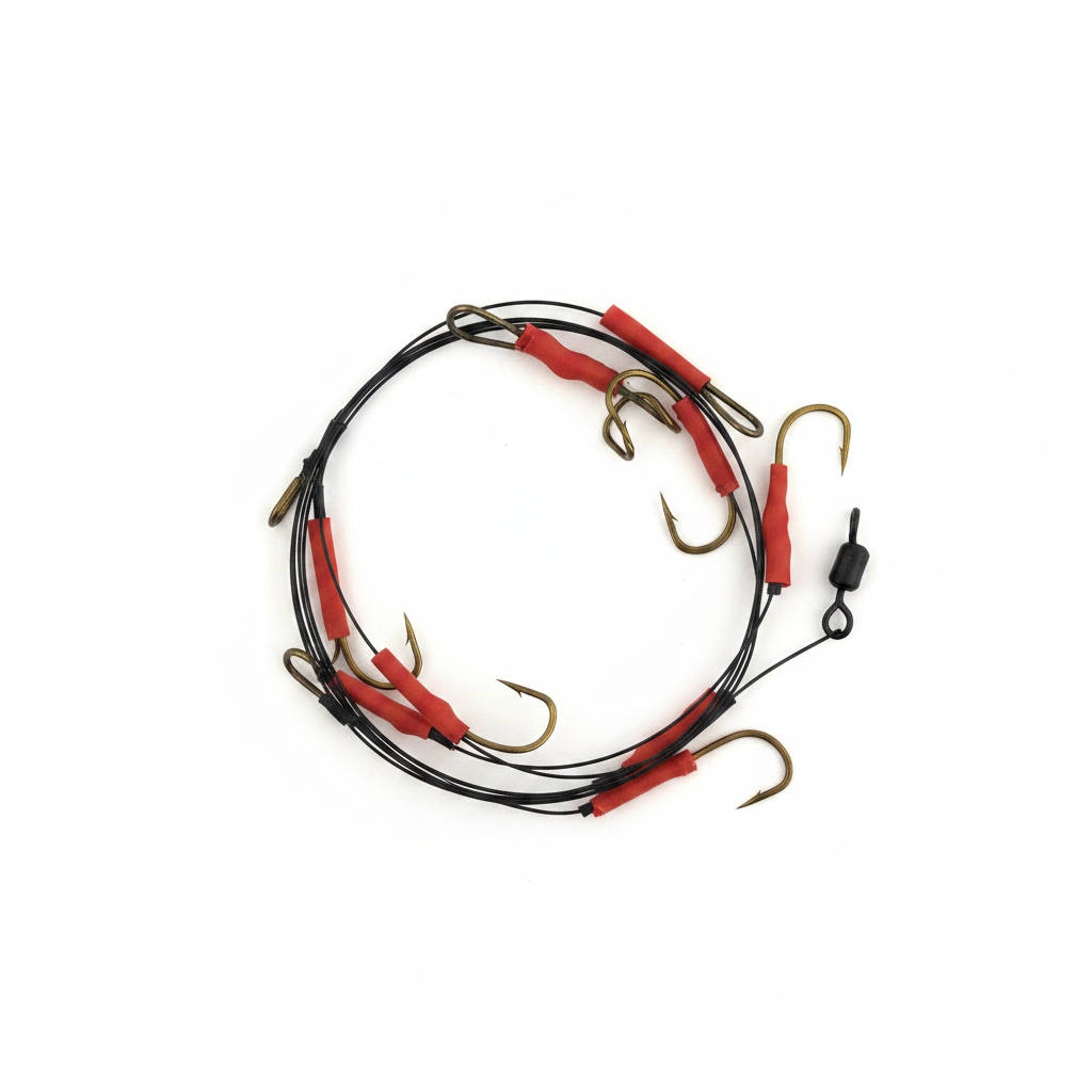 Nylon Coated 20lb Trace - Double Hook
