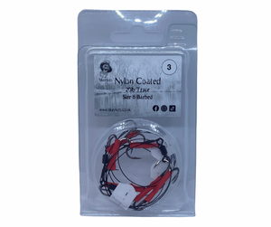 Nylon Coated 20lb Trace - Treble Hook