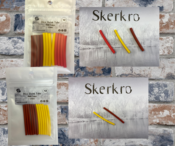 Heat Shrink Tube Multi Colour 3.5mm Pack of 12 or 2.5mm Pack of 12