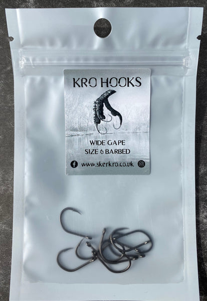 Wide Gape Hooks Pack of 20