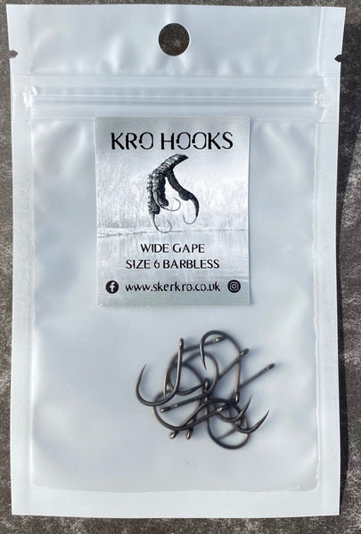 Wide Gape Hooks Pack of 20